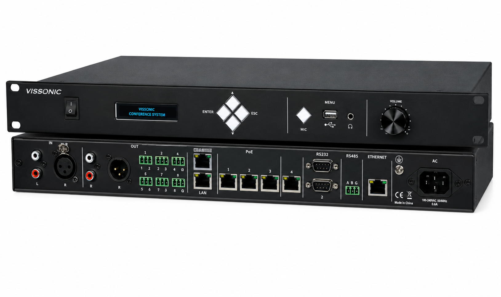 Центральный блок конференц-системы Vissonic VIS-DCP2000-D